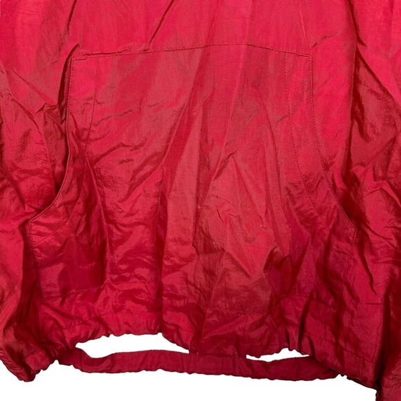 Champion Arkansas Razorbacks Windbreaker Jacket Anorak Vintage 90s Mens Sz S Red - Picture 8 of 9